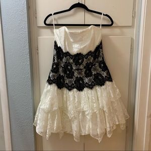 Jessica McClintock strapless dress